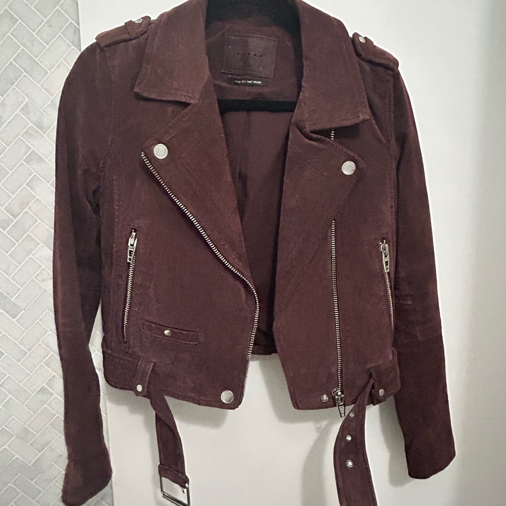 Blank NYC Suede Leather Jacket